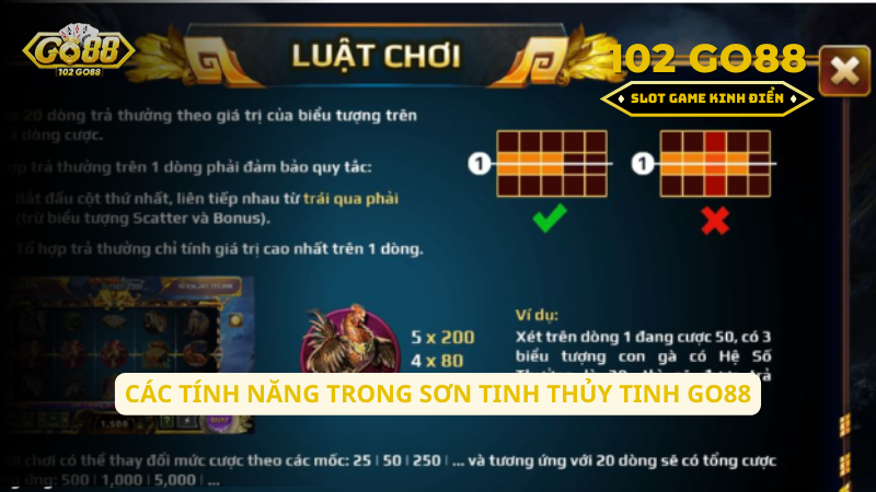 tính năng trong slot game