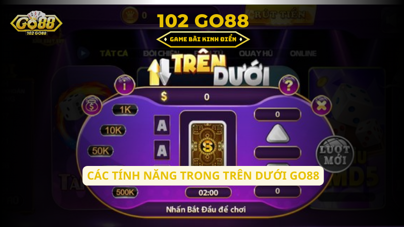 tính năng có trong trên dưới