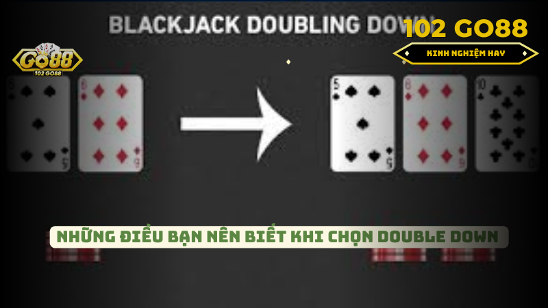 double down trong blackjack